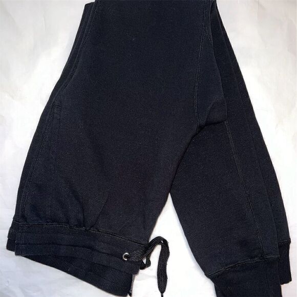 RING of FIRE Unisex Black Joggers Sweatpants Size Large Casual Elastic Waistband - Picture 1 of 12